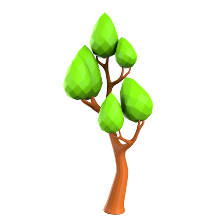 Arbre touffu  3D Icon