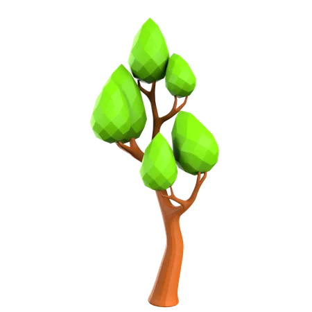 Arbre touffu  3D Icon