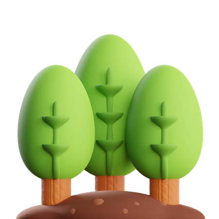 Des arbres  3D Icon