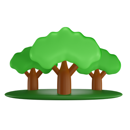 Des arbres  3D Icon