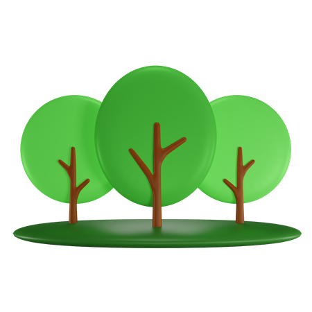 Des arbres  3D Icon