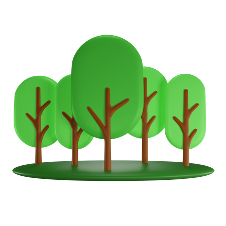 Des arbres  3D Icon