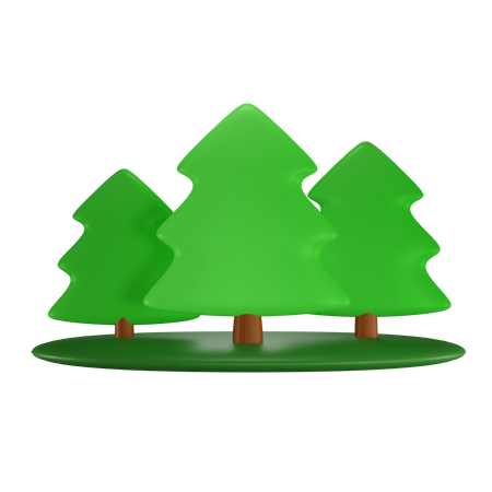 Des arbres  3D Icon