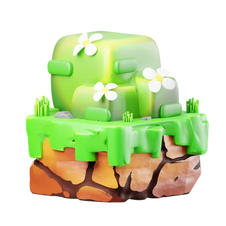 Arbusto  3D Icon