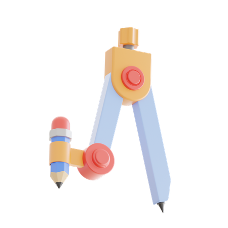 Boussole à arc  3D Icon