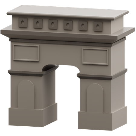 Arc De Triomphe  3D Icon