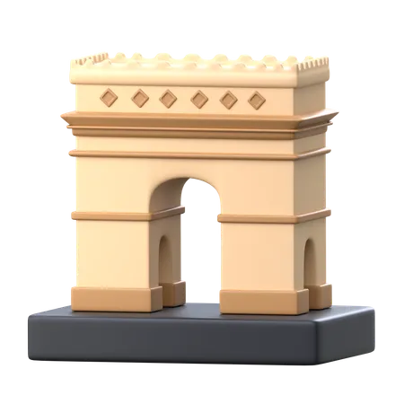 Arc de Triomphe  3D Icon