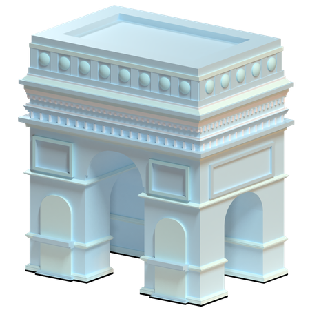 Arc De Triomphe  3D Icon