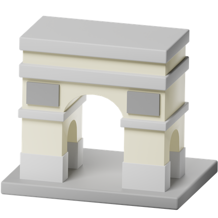 Arc de Triomphe  3D Icon