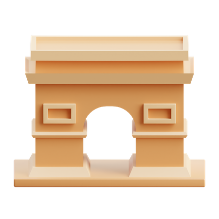 Arc de Triomphe  3D Icon