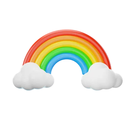 Arc-en-ciel  3D Icon