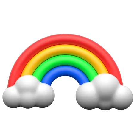 Arc-en-ciel  3D Icon