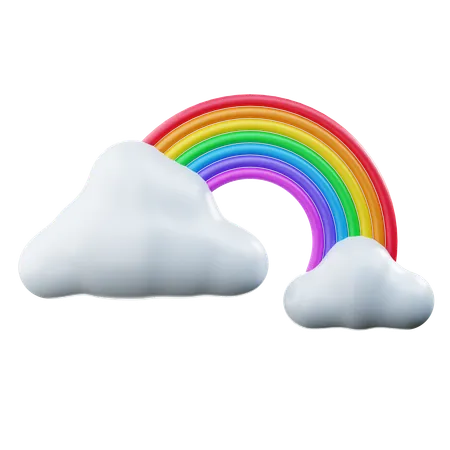 Arc-en-ciel  3D Icon