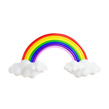 Arc-en-ciel  3D Icon