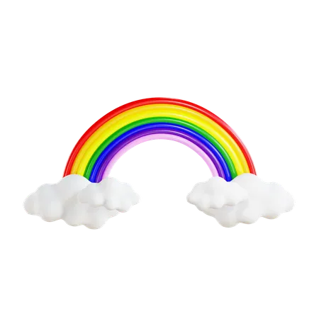 Arc-en-ciel  3D Icon