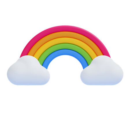 Arc-en-ciel  3D Icon