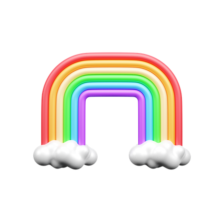 Arc-en-ciel  3D Icon