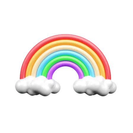 Arc-en-ciel  3D Icon