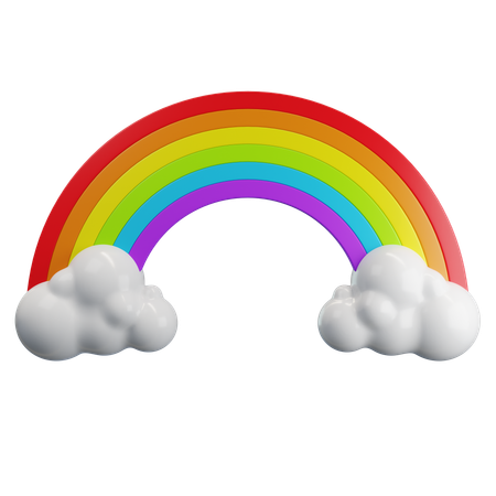 Arc-en-ciel  3D Icon