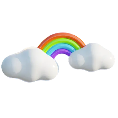 Arc-en-ciel  3D Icon