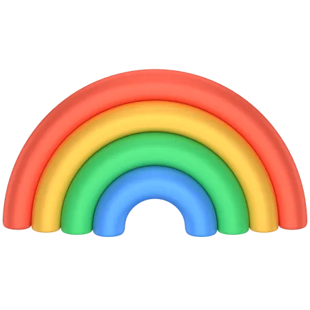 Arc-en-ciel  3D Icon