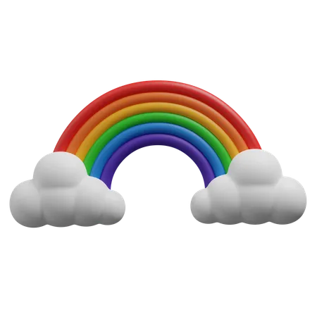 Arc-en-ciel  3D Icon