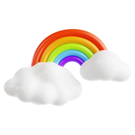 Arc-en-ciel  3D Icon