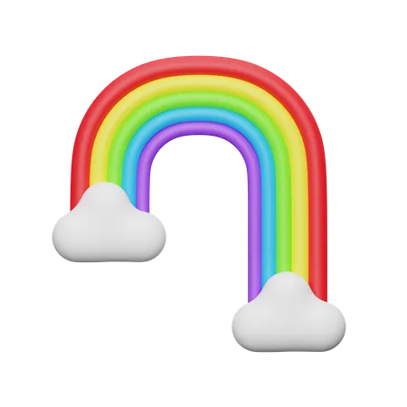 Arc-en-ciel  3D Icon