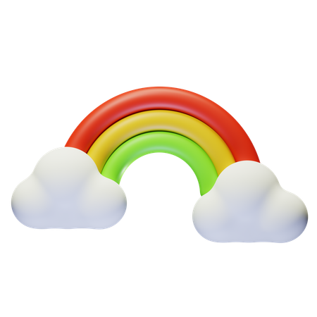 Arc-en-ciel  3D Icon