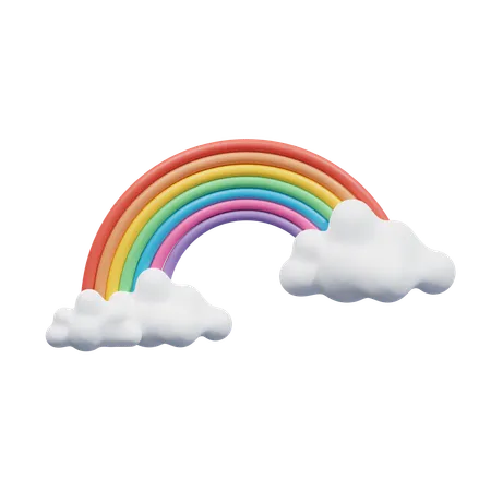 Arc-en-ciel  3D Icon