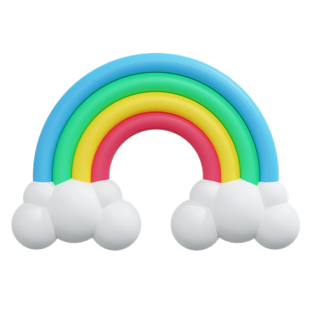 Arc-en-ciel  3D Icon