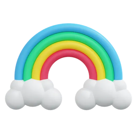 Arc-en-ciel  3D Icon