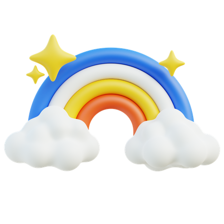 Arc-en-ciel  3D Icon