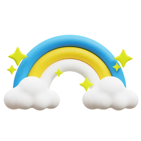 Arc-en-ciel  3D Icon