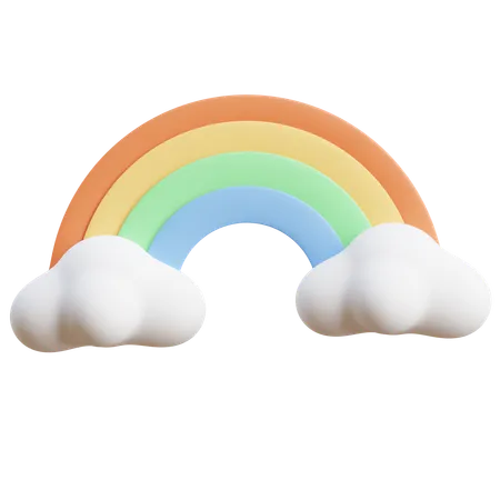 Arc-en-ciel  3D Icon