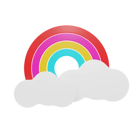 Arc-en-ciel  3D Icon