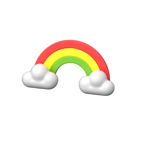 Arc-en-ciel  3D Icon