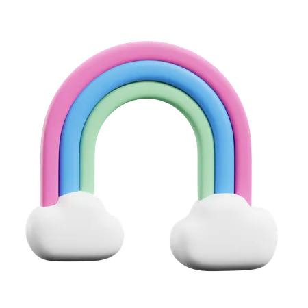 Arc-en-ciel  3D Icon