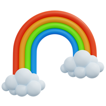 Arc-en-ciel  3D Icon