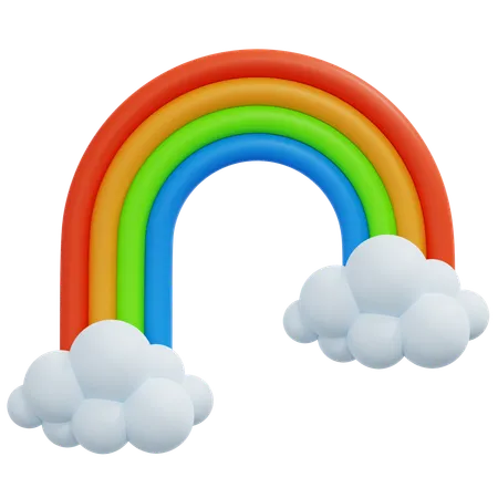 Arc-en-ciel  3D Icon