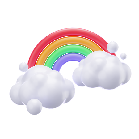 Arc-en-ciel  3D Icon