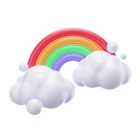 Arc-en-ciel  3D Icon