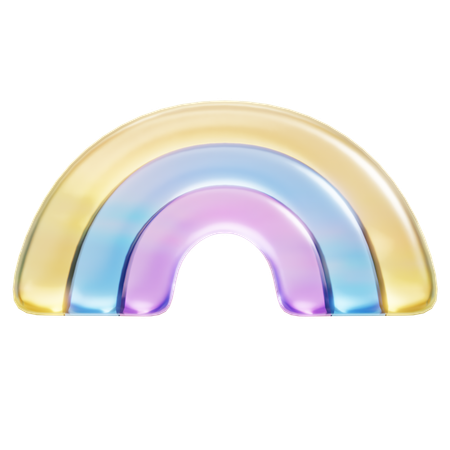 Arc-en-ciel  3D Icon