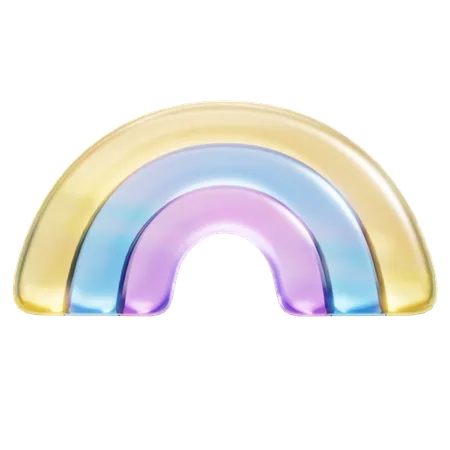 Arc-en-ciel  3D Icon