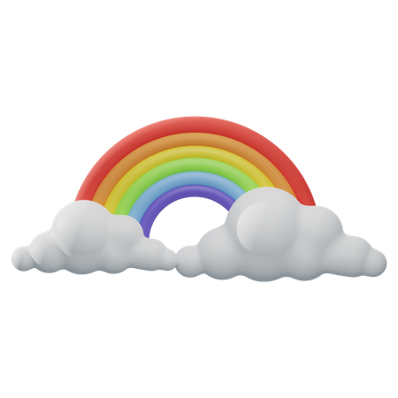 Arc-en-ciel  3D Icon