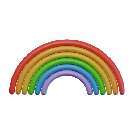 Arc-en-ciel  3D Icon