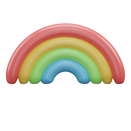 Arc-en-ciel  3D Icon