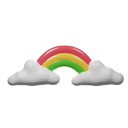 Arc-en-ciel  3D Icon