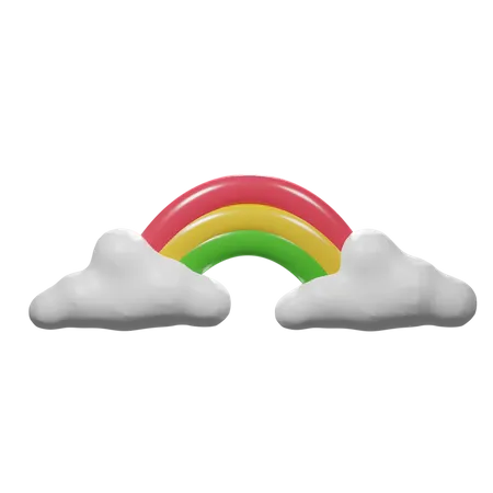 Arc-en-ciel  3D Icon