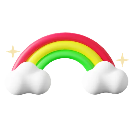 Arc-en-ciel  3D Icon